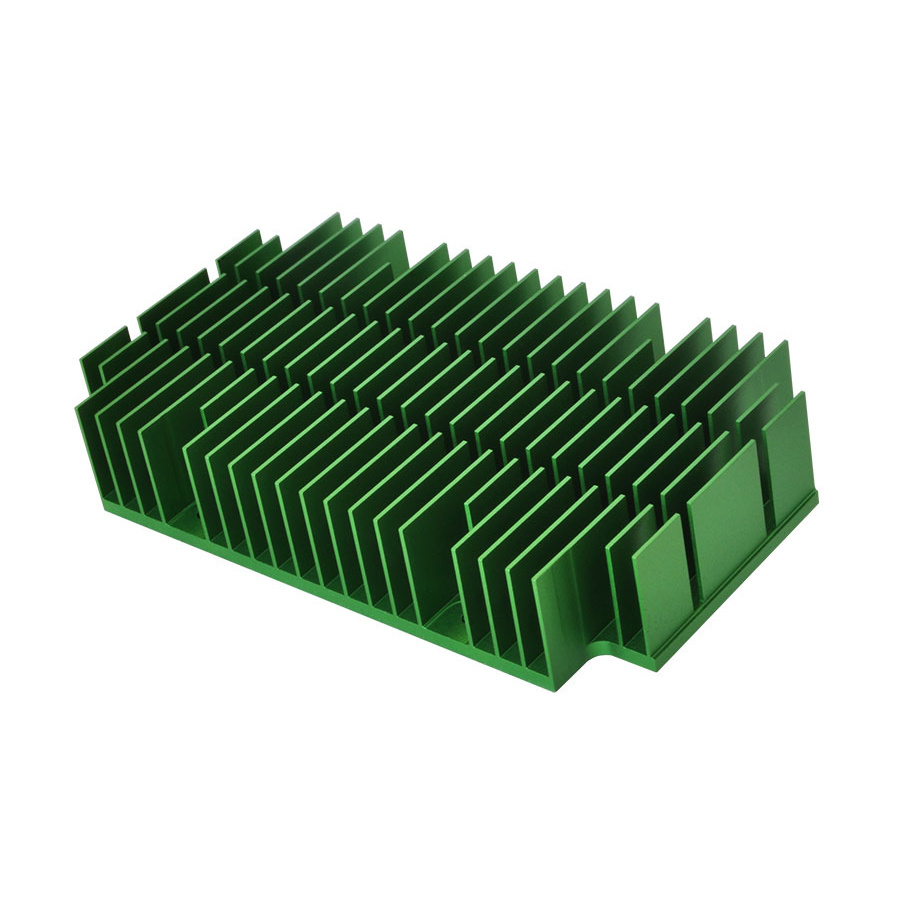 Disipador de calor de aleación de aluminio de mecanizado CNC