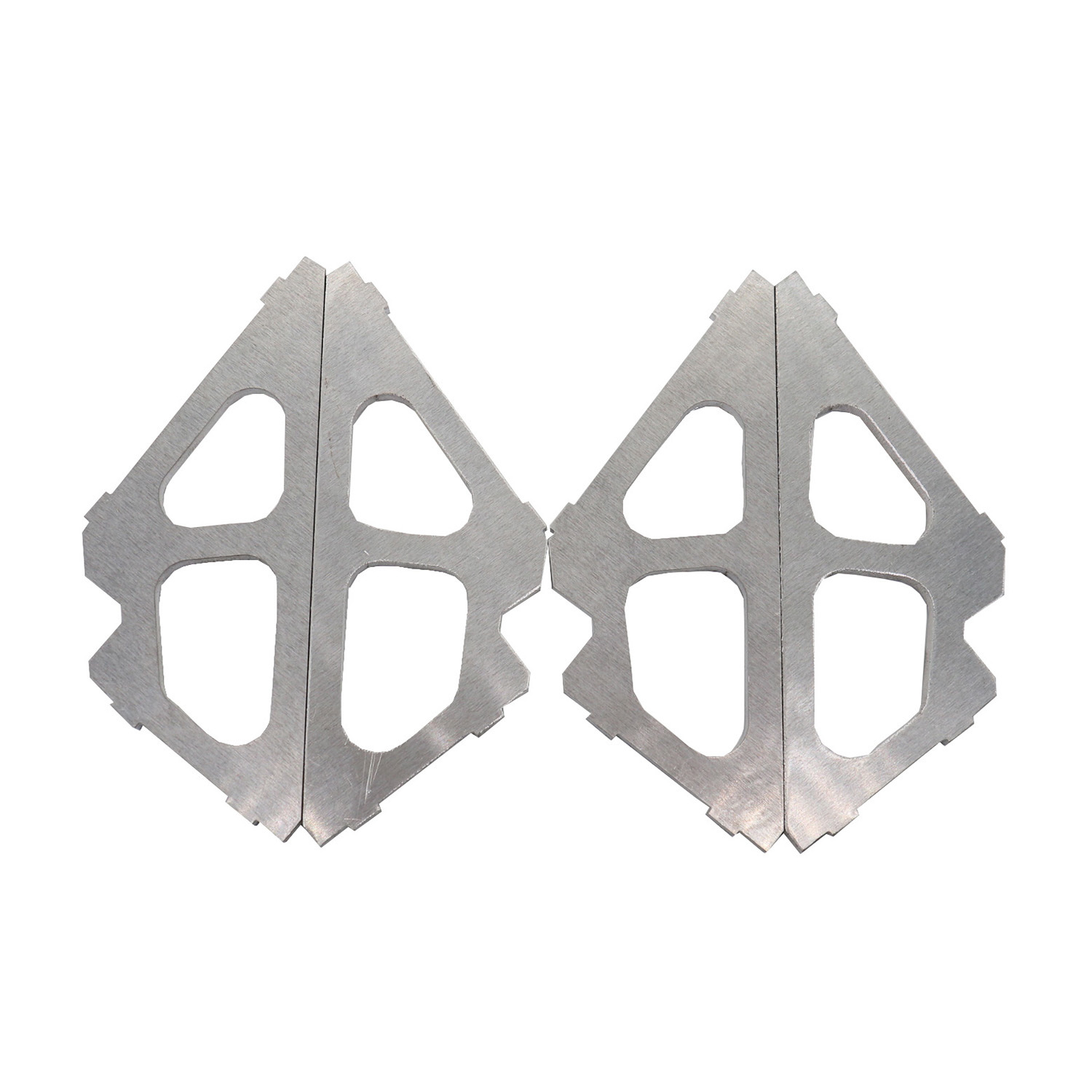 Placa de estampado de aluminio con estampado de metal personalizado