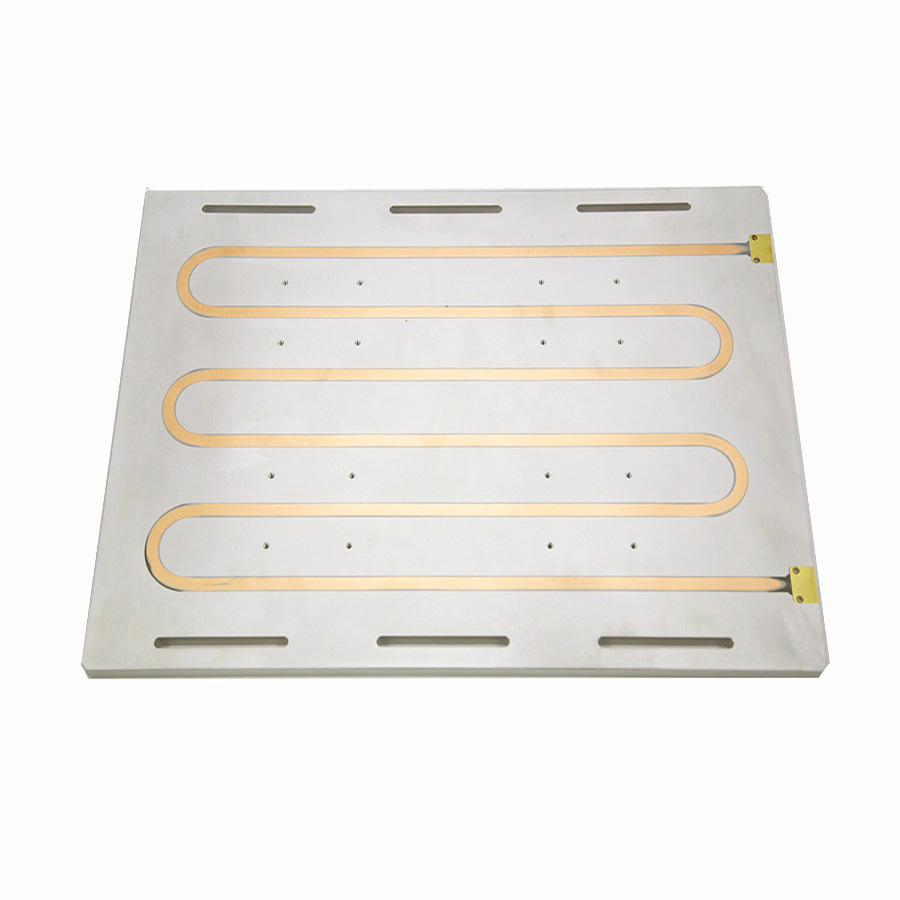 Placa de bloque frío líquido de tubo de cobre Igbt de 1kw